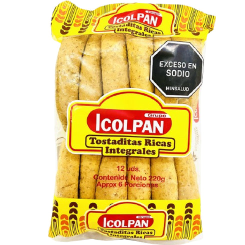 TOSTADA INTEGRAL ICOLPAN 220G